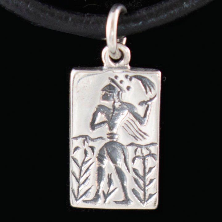 Minoan Prince Sterling Silver Pendant - Knossos Palace