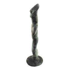 Load image into Gallery viewer, Cycladic Bronze Idol small statue sculpture - Ancient Art Abstract - Simplicity
