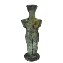 Load image into Gallery viewer, Cycladic Bronze Idol small statue sculpture - Ancient Art Abstract - Simplicity
