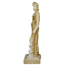 Load image into Gallery viewer, Asclepius God of Medicine and Healing Alabaster aged statue - Greek Mythology
