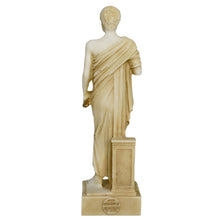 Load image into Gallery viewer, Aristotle Alabaster aged small statue - Father of Western Philosophy Aristotelis
