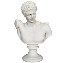 Load image into Gallery viewer, Hermes Alabaster Bust - The Messenger of Gods - Mercury God of Luck
