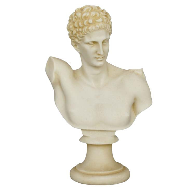 Hermes Small Aged Bust - The Messenger of the Gods - Mercury God of Trade Luck