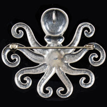 Load image into Gallery viewer, Octopus Silver Pendant - Symbol of Intelligence - Brooch - Pin - Ancient Greece
