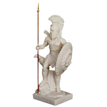 Load image into Gallery viewer, Ares God of war Alabaster statue - Greek God of Olympus - Spirit of Battle
