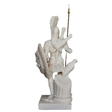 Load image into Gallery viewer, Ares God of war Alabaster statue - Greek God of Olympus - Spirit of Battle
