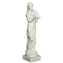 Load image into Gallery viewer, Artemis Goddess of Hunt Alabaster small sculpture - Diana Mistress of Animals
