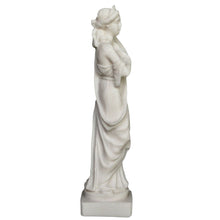 Load image into Gallery viewer, Artemis Goddess of Hunt Alabaster small sculpture - Diana Mistress of Animals

