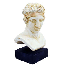 Load image into Gallery viewer, Bust of a youth binding his hair found on Delos sacred island - Athens Museum
