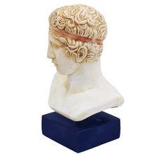 Load image into Gallery viewer, Bust of a youth binding his hair found on Delos sacred island - Athens Museum
