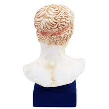 Load image into Gallery viewer, Bust of a youth binding his hair found on Delos sacred island - Athens Museum
