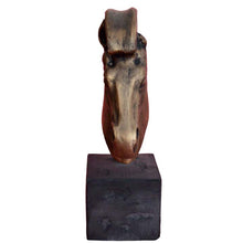 Load image into Gallery viewer, Horse head sculpture - Casting stone - Symbol of power wealth and status
