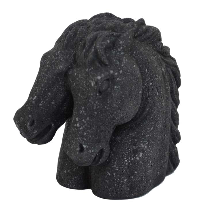 Horses Head Mini Sculpture - Symbol of Wealth Prosperity