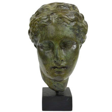 Load image into Gallery viewer, Hygieia Bronze Head - Goddess of Health Healing and Weelbeing - Athens Museum
