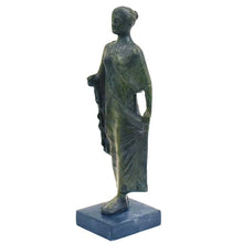 Load image into Gallery viewer, Kore Ancient Greek Women Bronze figurine sculpture Maiden Korai - Museum Replica
