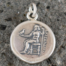 Load image into Gallery viewer, Alexander The Great Hercules Silver Coin Pendant - Macedonia Vergina King
