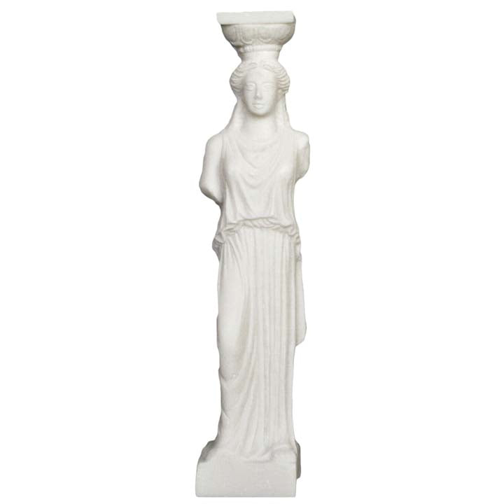 Caryatid Alabaster small statue - Porch of the Maidens - Erechtheion Acropolis