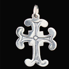 Load image into Gallery viewer, Byzantine Silver Cross - 925 Sterling Silver
