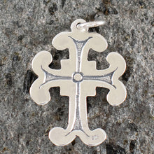 Load image into Gallery viewer, Byzantine Silver Cross - 925 Sterling Silver
