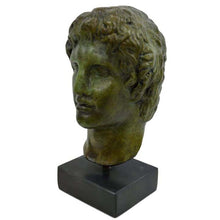 Load image into Gallery viewer, Alexander the Great Macedonian bronze statue bust - King Of Vergina - Phillip II
