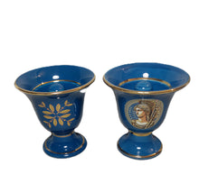 Load image into Gallery viewer, Pythagorean Cup set with Goddess Athena and Owl Design 2 cups color petrol

