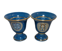 Load image into Gallery viewer, Pegasus and Helmet Design Pythagorean 2 cups high quality set Pythagoras color petrol
