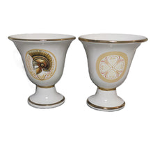 Load image into Gallery viewer, Spartan Helmet Design Pythagorean 2 cups high quality white set
