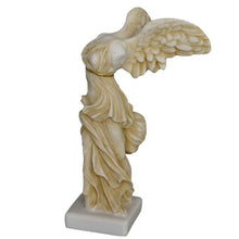 Load image into Gallery viewer, Nike of Samothrace Alabaster aged sculpture - Winged Victory - Louvre Museum
