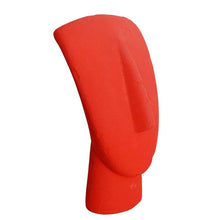 Load image into Gallery viewer, Cycladic Head Red figurine with scar - Casting stone Ancient Modern Abstract Art
