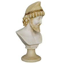 Load image into Gallery viewer, Odysseus King of Ithaca Alabaster aged Bust - Odyssey iliad Homer hero Trojan War
