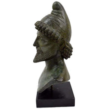 Load image into Gallery viewer, Odysseus King of Ithaca Bronze Bust - Greek Odyssey - Trojan War Mythical Hero
