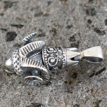 Load image into Gallery viewer, Sterling Silver Pendant Ram&#39;s Head - Nobility
