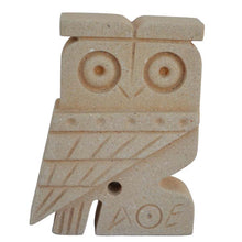 Load image into Gallery viewer, Owl Of Athens Mini Statue - Ancient Greek Cycladic Art - Goddess Athena
