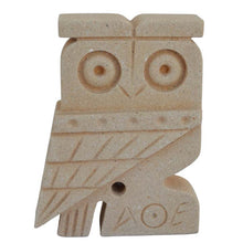 Load image into Gallery viewer, Owl Of Athens Mini Statue - Ancient Greek Cycladic Art - Goddess Athena
