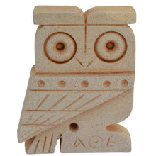 Load image into Gallery viewer, Owl Of Athens Small Statue - Ancient Greek Cycladic Art - Goddess Athena
