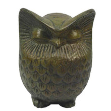Load image into Gallery viewer, Owl of Wisdom Bronze statue - Goddess Athena symbol
