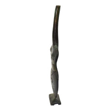 Load image into Gallery viewer, Cycladic Violos Female Bronze Figurine - Ancient Abstract Art Statue Simplicity
