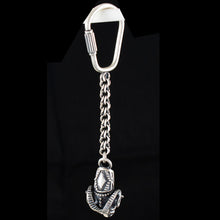 Load image into Gallery viewer, Ram&#39;s Head Sterling Silver Keychain - Nobility - Ancient Greece
