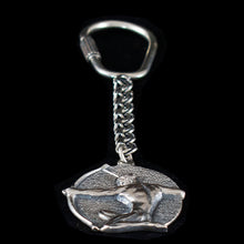 Load image into Gallery viewer, Archer Athlete Quality Keychain - Sterling Silver - Olympic Games - Sagittarius
