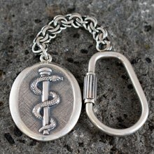 Load image into Gallery viewer, Rod of Asclepius - Symbol of Medicine - Healing Snake Seprent - Greek Mythology
