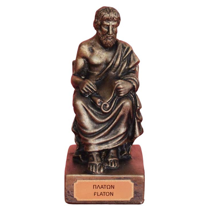 Plato the Philosopher small statue - Western Philosophy - Socrates Aristotle