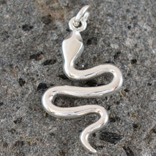 Load image into Gallery viewer, Minoan Snake Silver Pendant - Ancient Greece - Crete
