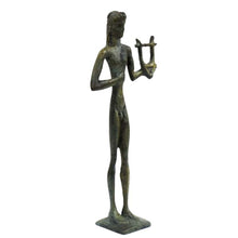 Load image into Gallery viewer, Apollo bronze small statue sculpture - God of light sun music poetry prophecy
