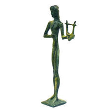 Load image into Gallery viewer, Apollo bronze small statue sculpture - God of light sun music poetry prophecy
