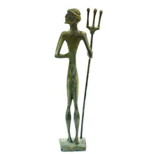 Load image into Gallery viewer, Poseidon small bronze sculpture - Ancient Greek God of the sea - Twelve Olympians

