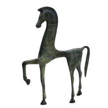 Load image into Gallery viewer, Dancing Horse sculpture - Pure bronze item - Replica of Delphi Museum in Greece
