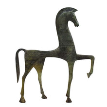 Load image into Gallery viewer, Dancing Horse sculpture - Pure bronze item - Replica of Delphi Museum in Greece
