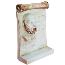 Load image into Gallery viewer, Socrates small relief with Quote - Western Philosophy - Socratis Plato Aristotle
