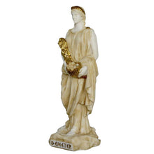 Load image into Gallery viewer, Demeter Alabaster aged statue - Ancient Greek Goddess of Agriculture and Harvest
