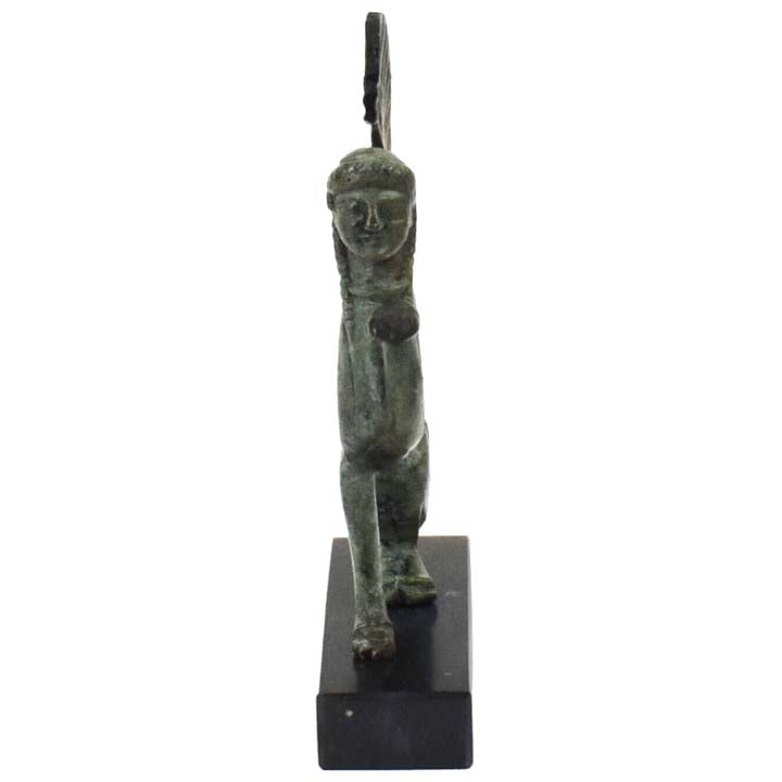 Sphinx small sculpture - Ancient Greek bronze statue - Guardian of sac ...